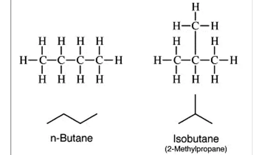 فرق ایزوبوتان و نرمال بوتان