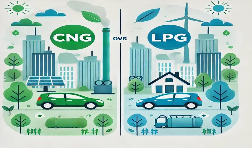 تفاوت گاز cng با lpg